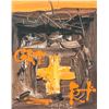 Image 1 : Antoni Tapies Spanish Modernist Oil on Canvas