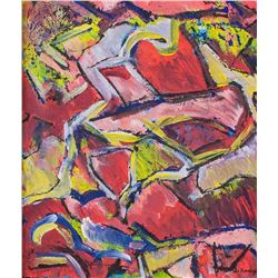 Willem de Kooning Dutch Abstract Oil on Canvas
