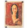 Image 2 : Amedeo Modigliani Italian Modernist Oil on Canvas