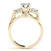 Image 3 : 1.67 ctw VS/SI Diamond 3 Stone 2pc Wedding Set 14k Yellow Gold - REF-191Y8X
