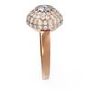 Image 2 : 2 ctw Diamond Ring 18K Rose Gold - REF-238M4G