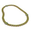 Image 2 : 37.08 ctw Peridot & Diamond Necklace 14K Rose Gold - REF-527N3F
