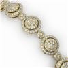 Image 3 : 10.5 ctw Diamond Designer Bracelet 18K Yellow Gold - REF-772M4G