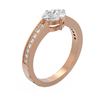 Image 1 : 1.26 ctw Oval Diamond Ring 18K Rose Gold - REF-313N5F