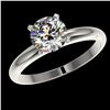 Image 2 : 1.50 ctw Certified Quality Diamond Engagment Ring 10k White Gold - REF-271G8W
