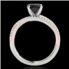 Image 2 : 1.65 ctw Certified VS Black Diamond Solitaire Ring 10k 2Tone Gold - REF-58H6R