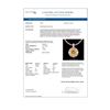 Image 4 : 1.01 ctw Intense Fancy Yellow Diamond Art Deco Necklace 18k Rose Gold - REF-136M4G
