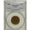 Image 1 : 1828 1/2 C 13 Stars AU58 PCGS. PCGS Population (84