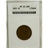 Image 1 : 1855 1/2 C MS62 Brown ANACS. NGC Census: (132/634)