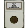 Image 1 : 1856 1/2 C MS62 Brown NGC. C-1. NGC Census: (92/19