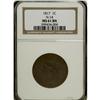 Image 3 : 1817 1C 13 Stars MS61 Brown NGC. N-14. NGC Census: (32