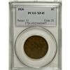 Image 1 : 1836 1C XF45 PCGS. PCGS Population (3/81). NGC Cen