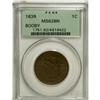 Image 1 : 1839 1C Booby Head MS62 Brown PCGS. PCGS Populatio