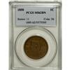 Image 1 : 1850 1C MS62 Brown PCGS. PCGS Population (21/163).
