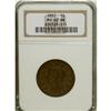 Image 1 : 1852 1C MS62 Brown NGC. NGC Census: (148/954). PCG