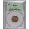 Image 1 : 1859 1C MS63 PCGS. PCGS Population (422/601). NGC