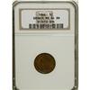 Image 1 : 1864 1C Bronze No L MS64 Brown NGC. NGC Census: (1