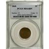 Image 1 : 1868 1C MS64 Brown PCGS. PCGS Population (27/8). N