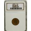 Image 1 : 1879 1C MS63 Red and Brown NGC. NGC Census: (82/56