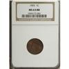 Image 1 : 1903 1C MS63 Red and Brown NGC. NGC Census: (102/7