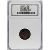 Image 1 : 1871 1C PR63 Red and Brown NGC. NGC Census: (38/21