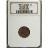 Image 1 : 1909 1C MS63 Red and Brown NGC. NGC Census: (62/34