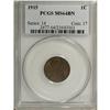 Image 3 : 1914 1C MS64RB PCGS; 1915 MS64BN PCGS and a 1918 MS64R