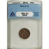 Image 1 : 1914-S 1C MS63 Brown ANACS. NGC Census: (44/76). P