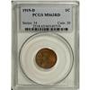 Image 1 : 1919-D 1C MS63 Red PCGS. PCGS Population (52/211).