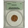 Image 1 : 1929-S 1C MS65 Red PCGS. PCGS Population (201/20).