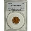 Image 1 : 1930-D 1C MS66 Red PCGS. PCGS Population (100/7).