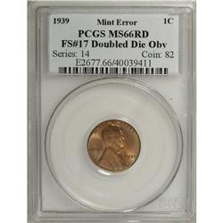 1939 1C MS66 Red PCGS. PCGS Population (2493/336). NGC