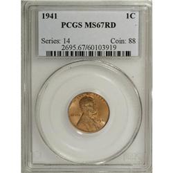 1941 1C MS67 Red PCGS. PCGS Population (148/1). NG