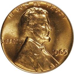 1965 1C MS66 Red PCGS. Ex:Omaha Bank Hoard. PCGS Popul