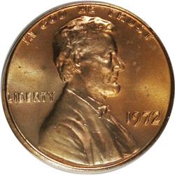 1972/72 1C Doubled Die MS65 Red PCGS. PCGS Populat