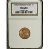 Image 1 : 1984 1C Doubled Die Obverse MS66 Red NGC. NGC Cens