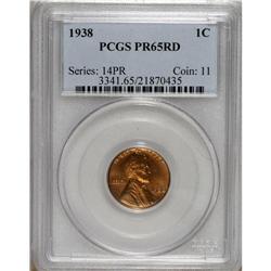 1938 1C PR65 Red PCGS. PCGS Population (483/249).
