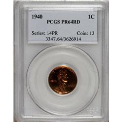 1940 1C PR64 Red PCGS. PCGS Population (461/713).