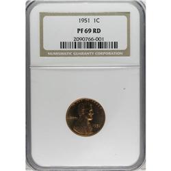 1951 1C PR69 Red NGC. NGC Census: (4/0). PCGS Popu