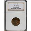 Image 1 : 1865 2C MS65 Brown NGC. NGC Census: (316/40). PCGS