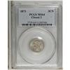 Image 1 : 1873 3CN Closed 3 MS64 PCGS. PCGS Population (60/3