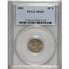Image 1 : 1881 3CN MS65 PCGS. PCGS Population (60/49). NGC C