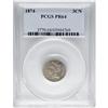 Image 1 : 1874 3CN PR64 PCGS. PCGS Population (138/100). NGC