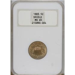 1883 5C MS65 NGC. NGC Census: (504/208). PCGS Popu