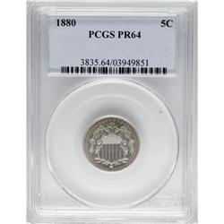 1880 5C PR64 PCGS. PCGS Population (303/426). NGC