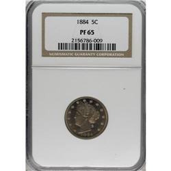 1884 5C PR65 NGC. NGC Census: (384/166). PCGS Popu