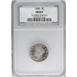 1888 5C --Altered Surfaces--NCS. Proof. NGC Census: