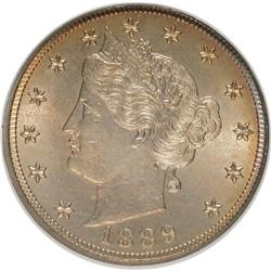 1889 5C PR64 NGC. NGC Census: (392/532). PCGS Populati