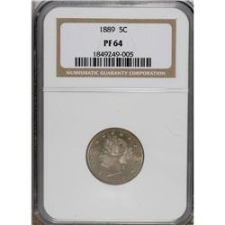 1889 5C PR64 NGC. NGC Census: (392/532). PCGS Popu
