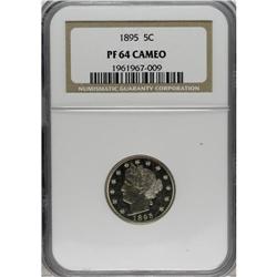 1895 5C PR64 Cameo NGC. NGC Census: (22/44). PCGS